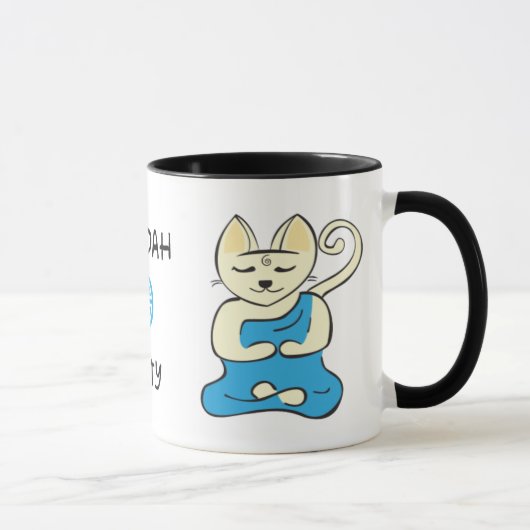 Buddha-Miezekatze-Schale Tasse (Rechts)