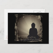 Buddha Mind ist alles Postkarte (Vorne/Hinten)