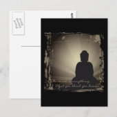 Buddha Mind ist alles Postkarte (Vorne/Hinten)