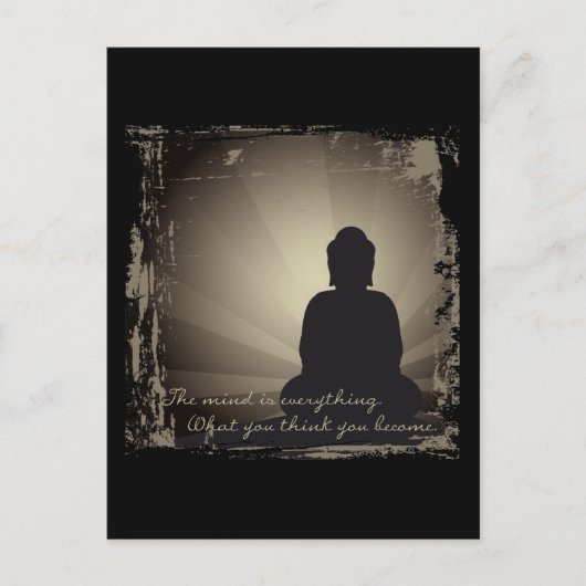 Buddha Mind ist alles Postkarte (Vorderseite)
