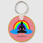 Buddha & Mindfulness, Meditation / Yoga Schlüsselanhänger (Vorderseite)