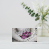 BUDDHA MIT BLOSSOMKARTE VISITENKARTE (Stehend Vorderseite)