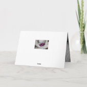 BUDDHA MIT BLUME FREUNDLICH GEBURTSTAGSKARTE KARTE (Rückseite)