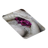BUDDHA MIT BLUSTERN FLEXIBLES FOTO MAGNET (Rechte Seite)