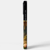 Buddha mit Lotus-Blume. Case-Mate iPhone Hülle (Rückseite / Links)