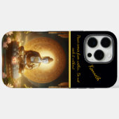 Buddha mit Lotus-Blume. Case-Mate iPhone Hülle (Rückseite (Horizontal))