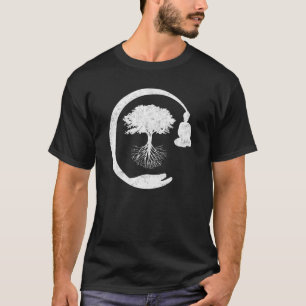 Buddha Monk Namaste beten Smile Happy Laugh T-Shirt