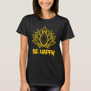 Buddha Monk Namaste beten Smile Happy Laugh T-Shirt