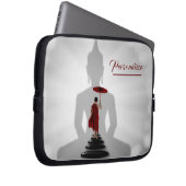 Buddha Monk Zen Meditation Persönliche Gestaltung  Laptopschutzhülle (Vorne Rechts)