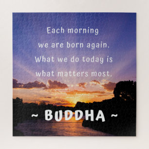 Buddha Morning Zitat Puzzle