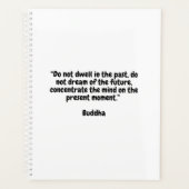 Buddha Motivierend Planner Planer (Vorderseite)