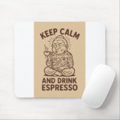 Buddha Mouse Pad Mousepad (Mit Mouse)