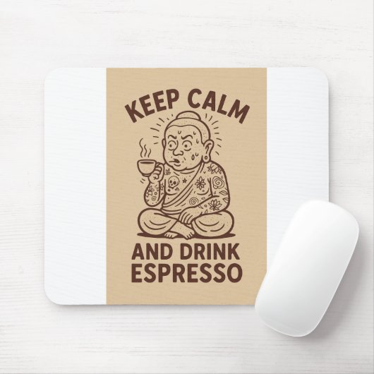 Buddha Mouse Pad Mousepad (Mit Mouse)