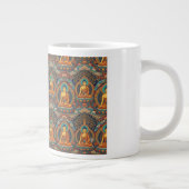 Buddha-Muster Jumbo-Tasse (Rechts)