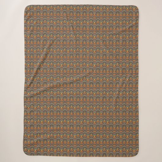 Buddha-Muster Sherpadecke (Vorderseite)