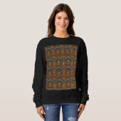 Buddha-Muster Sweatshirt (Vorne ganz)