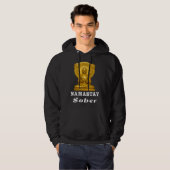Buddha Namastay Sober Alcoholic Abstinence Hope So Hoodie (Vorne ganz)