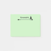 Buddha Namaste Post-it-Hinweise Post-it Klebezettel (Vorderseite)