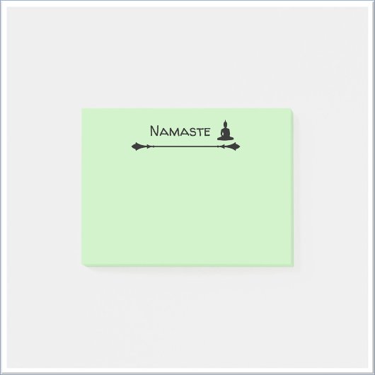 Buddha Namaste Post-it-Hinweise Post-it Klebezettel