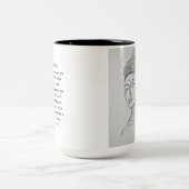 Buddha/Namaste Zwei-Ton Tasse (Mittel)