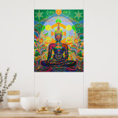 Buddha Natur - 2017 von Karmym Poster (Küche)