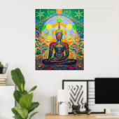 Buddha Natur - 2017 von Karmym Poster (Heimbüro)