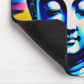 Buddha Neon Decor Mousepad (Ecke)
