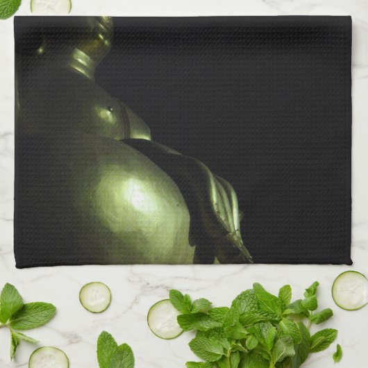 Buddha Night Geschirrtuch (Gefaltet)