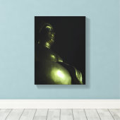 Buddha Night Leinwanddruck (Insitu (Holzboden))