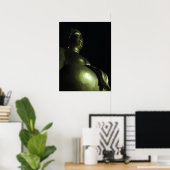 Buddha Night Poster (Heimbüro)