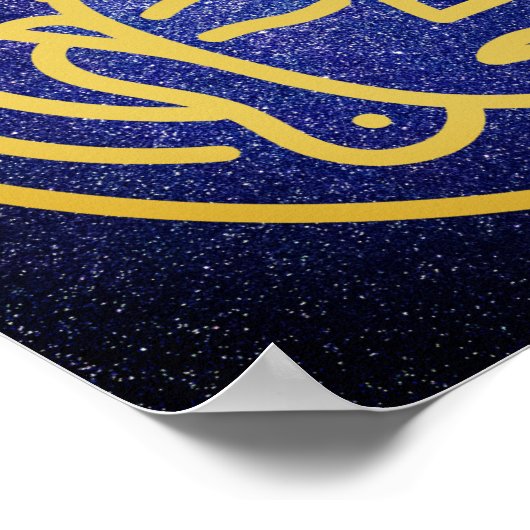 Buddha Nirvana-Poster Poster (Ecke)