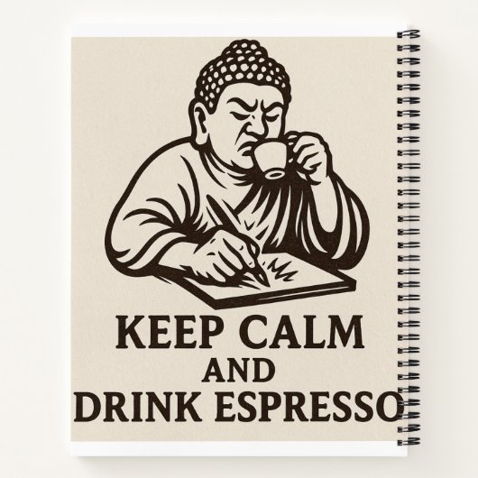 Buddha Notebook Notizblock (Rückseite)