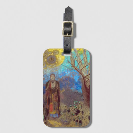 Buddha | Odilon Redon | Gepäckanhänger (Vorderseite Vertikal)