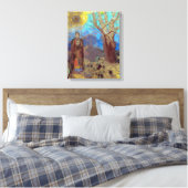 Buddha | Odilon Redon | Leinwanddruck (Insitu (Schlafzimmer))
