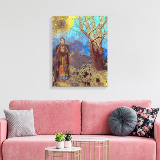 Buddha | Odilon Redon | Leinwanddruck (Insitu (Wohnzimmer))