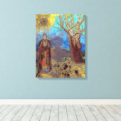 Buddha | Odilon Redon | Leinwanddruck (Insitu (Holzboden))