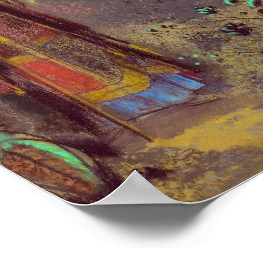 Buddha | Odilon Redon | Poster (Ecke)