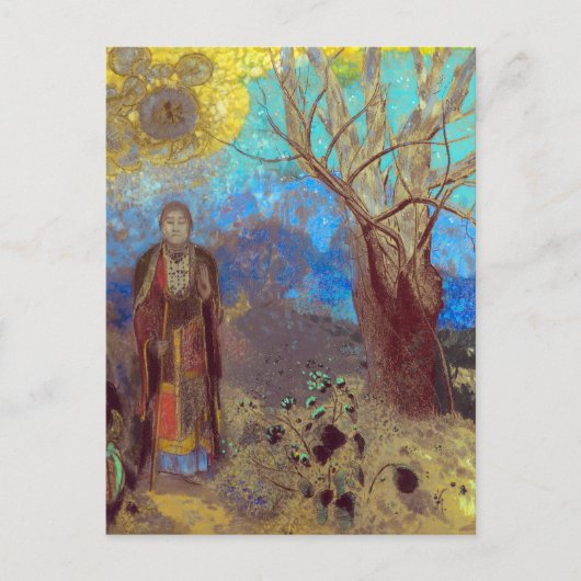 Buddha | Odilon Redon | Postkarte (Vorderseite)