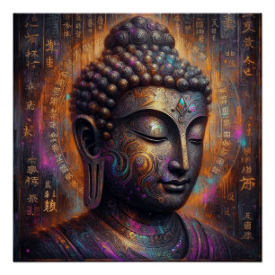BUDDHA ÖL-MALERIN #39 POSTER