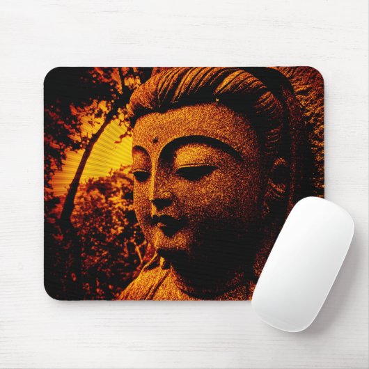 Buddha-orange mousepad (Mit Mouse)