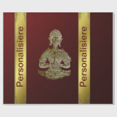 Buddha-Packpapier Geschenkpapier (Flach)