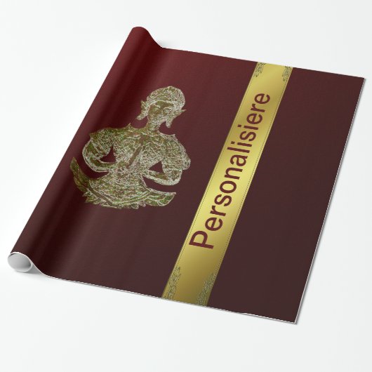 Buddha-Packpapier Geschenkpapier (Ungerollt)