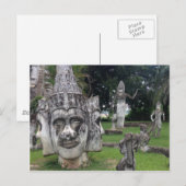 Buddha Park Postkarte (Vorne/Hinten)