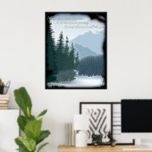 Buddha Path Quote Poster (Heimbüro)