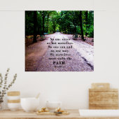 Buddha Path Zitat Poster (Küche)