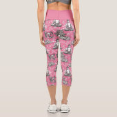 Buddha Pattern Capri Leggings (Rückseite)