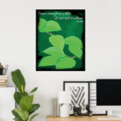 Buddha Peace Quote Poster (Heimbüro)