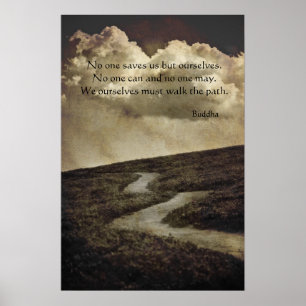 Buddha-Pfad Poster