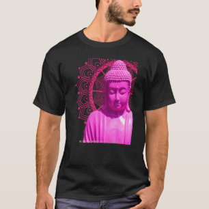 Buddha Pink Mandala Metta Mindful Lounge T-Shirt