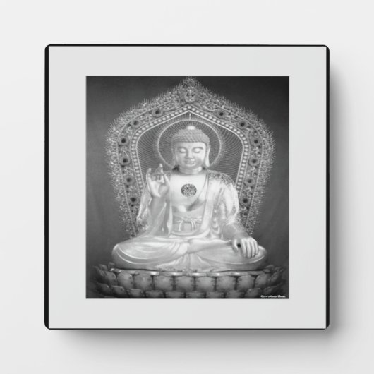 Buddha Plaque Fotoplatte (Vorderseite)